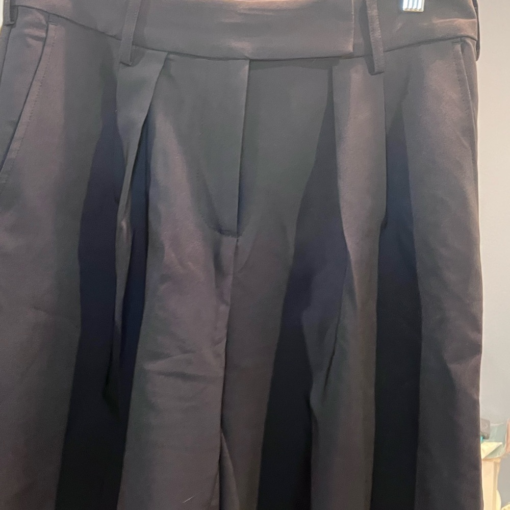 JustFab Black Dress Shorts